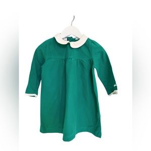 Girls Petite Plume Green Flannel Nighty (size 2)